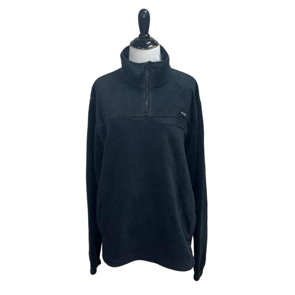 Columbia PFG Men's M Medium 1/4 Zip Fleece Pullover Sweater Mockneck Camping - Picture 1 of 7